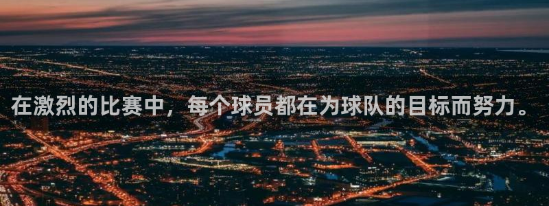 在激烈的比赛中，每个球员都在为球队的目标而努力。